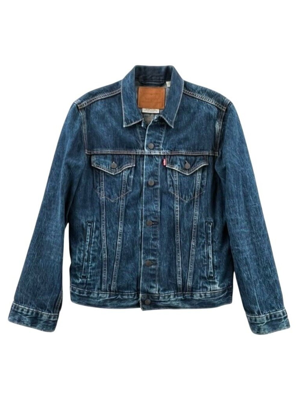 Levi's Premium Blue Denim Trucker Jacket Medium